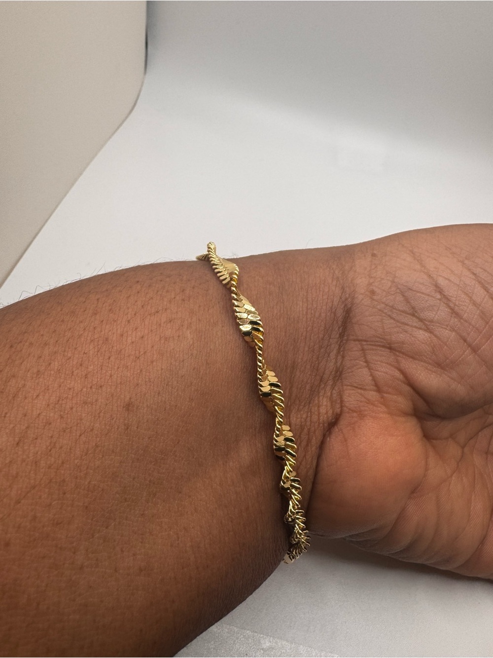 Gold Twist Rope Bracelet - Women's Jewelry